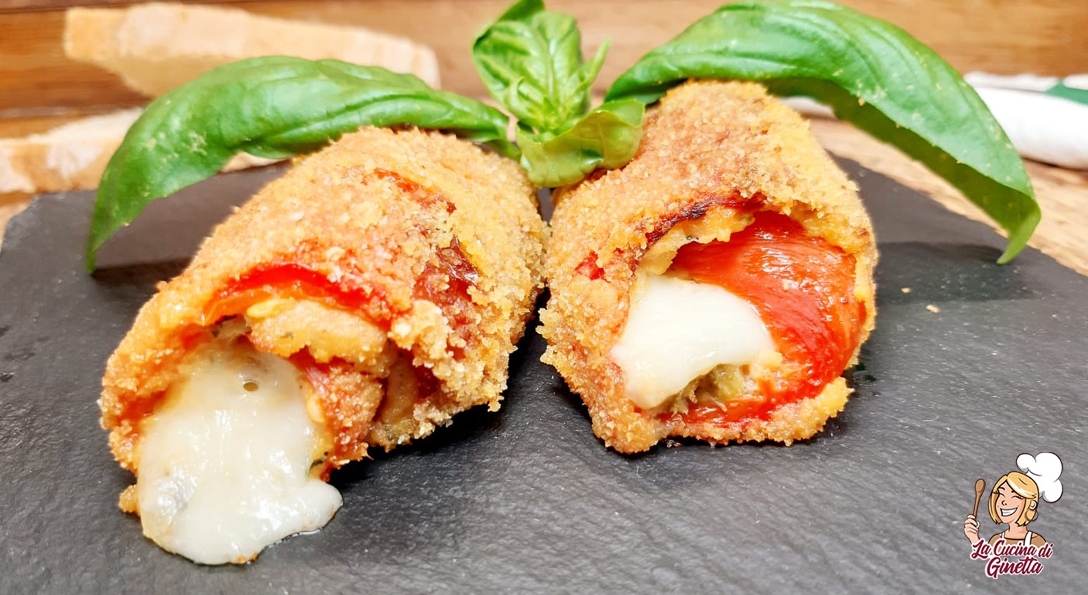 involtini di peperoni con tonno e mozzarella