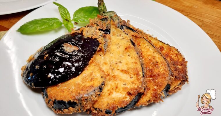 COTOLETTE DI MELANZANE A VENTAGLIO