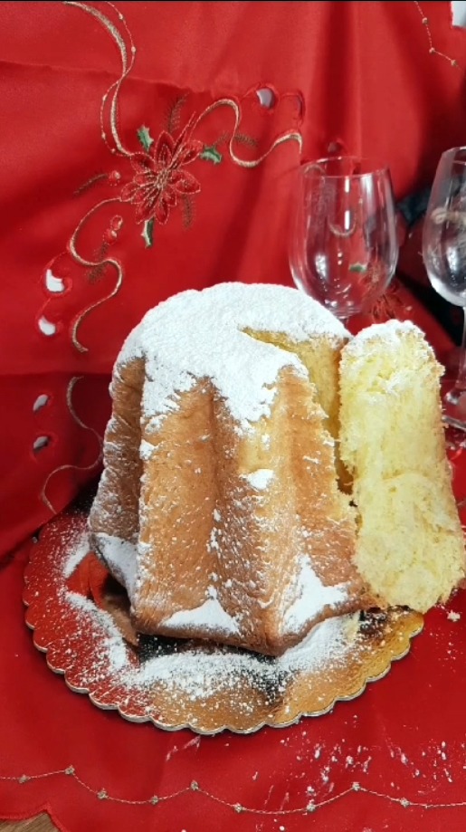 pandoro con impasto unico