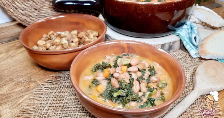 ZUPPA CONTADINA CON FAGIOLI E CAVOLO NERO