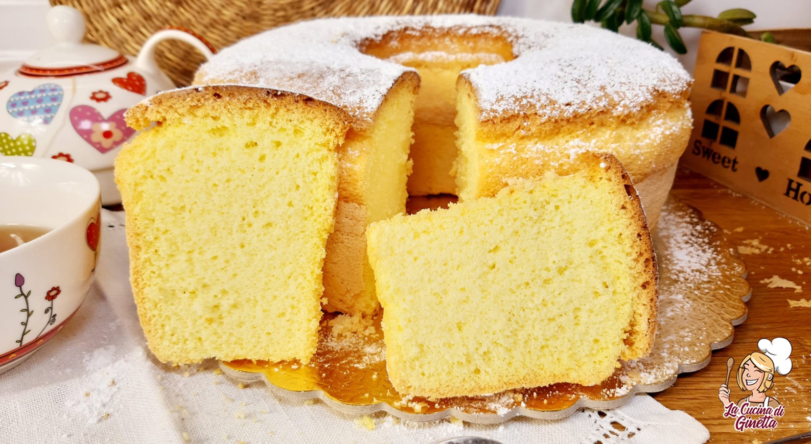 ciambellone leggero con 3 ingredienti