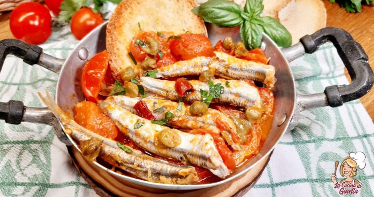 ALICI CON POMODORINI ALLA MARINARA