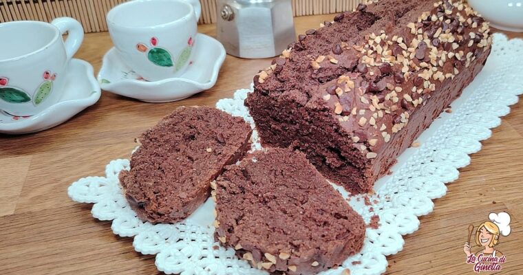 PLUMCAKE INTEGRALE AL CACAO CON FARINA D’AVENA E ACQUAFABA