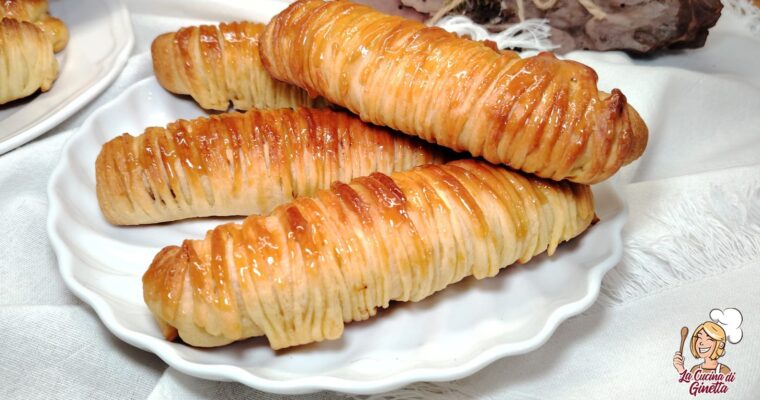 BRIOCHINE A GOMITOLO CON CREMA PASTICCERA