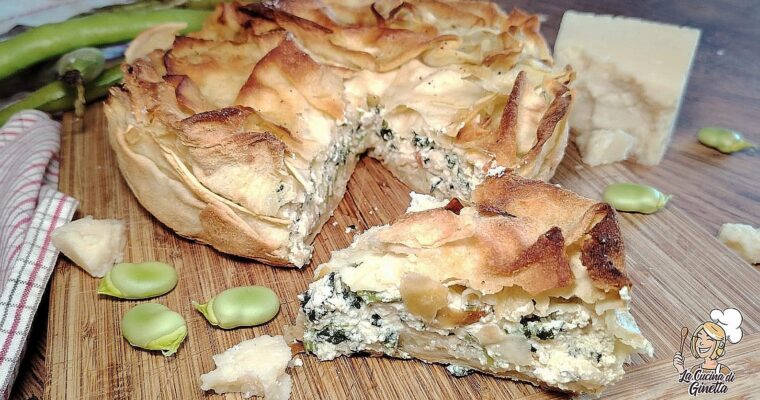 TORTA RUSTICA CON PANE CARASAU
